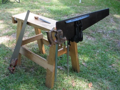 Saw Sharpening Station Outdoors 2014